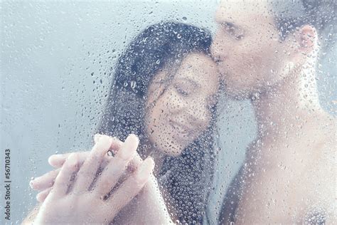 kissing in shower gif|Couple kissing in bathroom Free Stock Video Footage, .